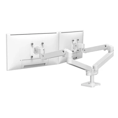 Image de Support de Bureau ERGOTRON LX Pro Premium Double Écran 27 Pouces Blanc