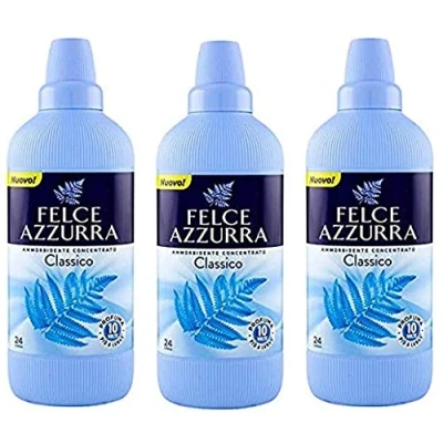 Image de PAGLIERI Felce Azzurra Lot de 3 adoucissants concentrés parfumés Classico 600 ml