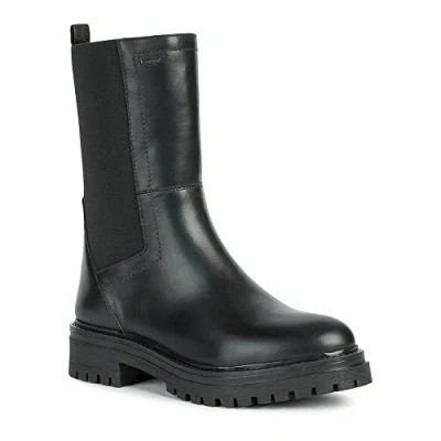 Image de Geox D Iridea B ABX Boots à talons, Femme, Taille: 38, Black Cuir et textile