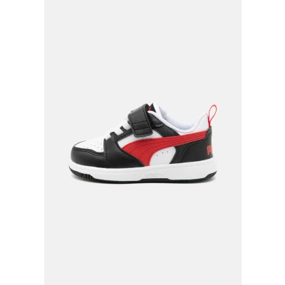 Image de PUMA Rebound V6 LO AC+ PS Sneaker, White for All Time Red Black, 30 EU