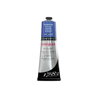 Image de Daler Rowney Georgian Peinture à l&#039;huile Bleu permanent 225 ml