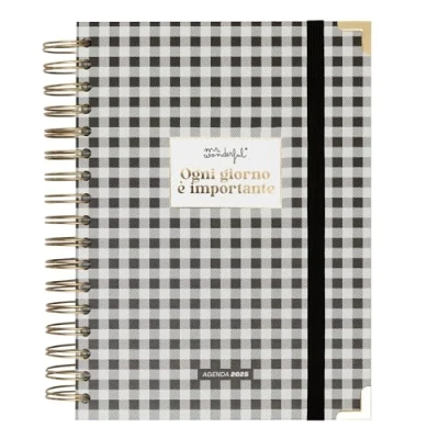 Image de Mr. Wonderful Agenda Office 2025 quotidien Chaque jour est important Comprend 8 feuilles d&#039;autocollants et Blocs de notes autocollantes avec différentes formes