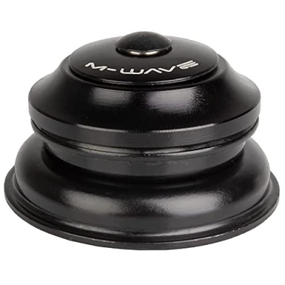 Image de M WAVE 390810 Jeu de Direction Semi intégré Unisexe, Noir, 1 1/8&quot; → 1,5&quot;