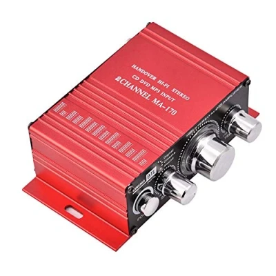 Image de Amplificateur Bluetooth, Mini 12V 2 canaux HiFi Stéréo de puissance audio basse numérique, Bluetooth 4.2 audio, Hi Fi Digital Amp