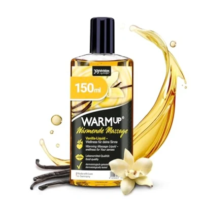 Image de JOYDIVISION WARMup 150 ml Liquide Massage au Parfum et Goût Vanille Effet Chauffant Comme de l&#039;huilemassage