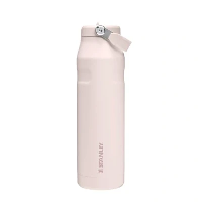 Image de STANLEY Iceflow Flip Straw 2.0 Gourde Isotherme Avec Paille 1.06L 15 Heures Froide 3 Jours Glacée Acier Inoxydable Sans BPA Etanche Lavable Au Lave Vaisselle Rose Quartz