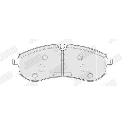 Image de JURID 574107J Jeu de plaquettes frein non préparé pour indicateur d&#039;usure avec accessoires FIAT: Tipo 3/5 portes, Break, Berline
