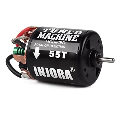 Image de INJORA RC Moteur 540 Brossé Imperméable pour 1/10 Crawler Axial SCX10 AXI03007 90046 TRX4 D90 MST CC01 (55T)