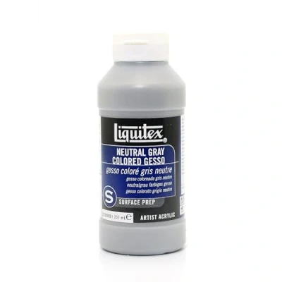 Image de Liquitex Additif Gesso Colorant Gris Flacon 237ml