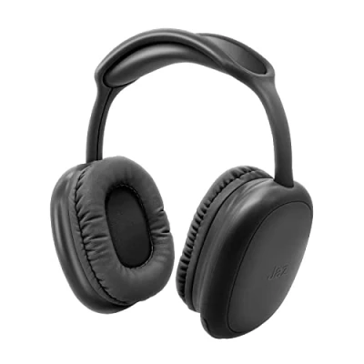 Image de JAZ Casque sans Fil Neo Wave avec Oreillettes et Bandeau rembourré, câble de Charge USB C Inclus, 18 Heures d&#039;utilisation consécutive, Noir