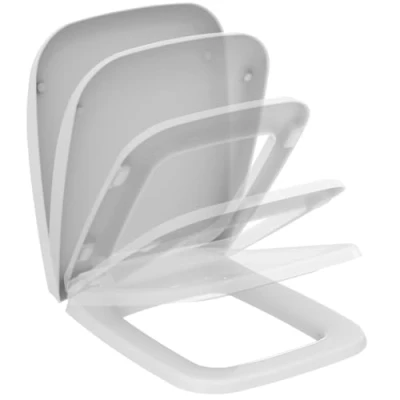 Image de Ideal Standard T663801 8075786 Ventuno Siège de WC avec couvercle/charnière Blanc
