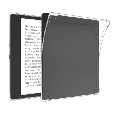 Image de kwmobile Coque Liseuse Compatible avec Amazon Kindle Scribe Étui en TPU Transparent pour Électronique eReader