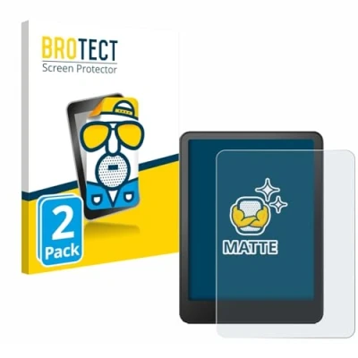 Image de brotect Protection Ecran Anti Reflet pour Amazon Kindle Paperwhite 2024 (12. Gen.) (2 Pièces) Film Mat