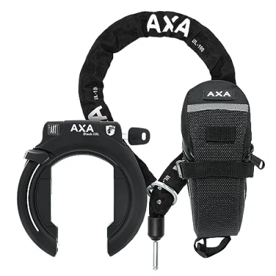 Image de AXA Rahmenschloss Block XXL Set schwarz, inkl ULC 100 und Tasche, 59515895SC