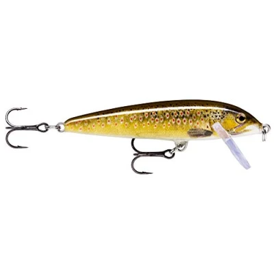 Image de Rapala Leurre de Pêche Original Floater Matériel avec Construction Balsa d&#039;Eau Douce Prof Nage 0.9 1.5m Taille 5cm / 3g Fabriqué en Estonie Live Brown Trout