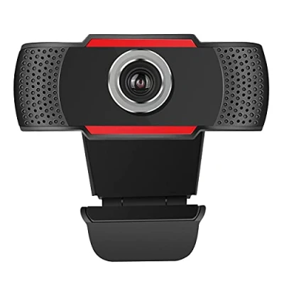 Image de Platinet PCWC480 webcam 640 x 480 pixels USB 2.0 Noir, Rouge Neuf