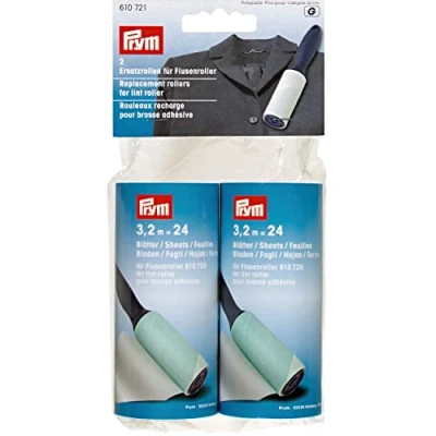 Image de Prym Lint Roller, Replacement Rolls, White, on Size