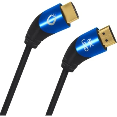 Image de OEHLBACH D1C42532 câble HDMI 2 m Type A (Standard) 3 x Noir, Bleu Neuf