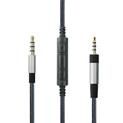 Image de Ablet Câble audio de remplacement pour écouteurs avec télécommande et microphone intégré