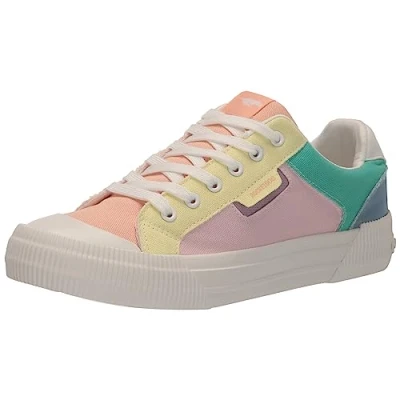 Image de Rocket Dog Femme Joyeux Basket, Bloc de Couleur Arc en Ciel, 38.5 EU