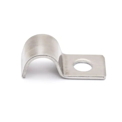 Image de MgcTolBox Mini Collier de Serrage en U Fixation Ø 3 mm Support Câble Acier Inoxydable Patte Latérale Lot 25 Pcs