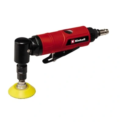 Image de Einhell Meuleuse d’angle pneumatique TC PA 50 (pression de service 6,3 bar, consommation d’air 113 l/min, plateau ponçage Ø mm, divers disques abrasifs inclus)