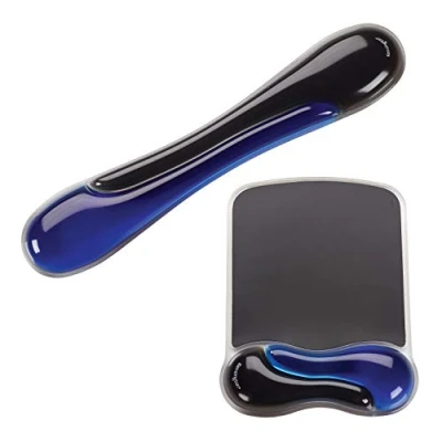 Image de Kensington DUO GEL Tapis de souris et clavier repose poignet Bundle bleu (K52920ww)