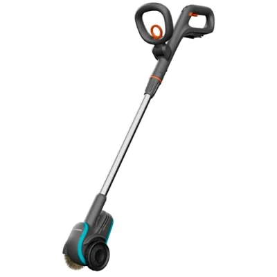 Image de Gardena nettoyeur de joints sans fil EasyWeed 1800/18V P4A Ready To Use Set : et désherbeur, avec brosse en d&#039;acier, kit nettoyage batterie chargeur (14820 20)
