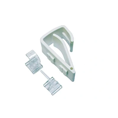 Image de Gardinia Support de Fixation sans Perçage Fenêtre Easy Click Blanc, ABS, Non Applicable