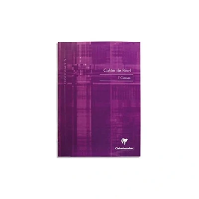 Image de Clairefontaine 3689C Un Cahier de Bord Agrafé A5 14,8x21 cm 40 Pages avec Marges Détachables Papier Registre Vert 110 g Couverture Carte Pelliculée Couleur Aléatoire
