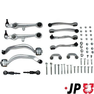 Image de JP GROUP 1140100110 Kit de réparation, bras triangulaire barre oscillant transversal Essieu avant gauche, droit avec boulon