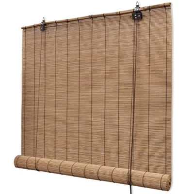 Image de vidaXL Store Enrouleur Bambou Marron 80x160 cm Fenêtre Pare vue soleil 241326