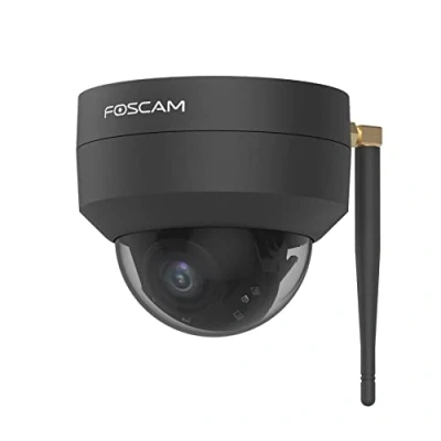Image de Foscam outdoor D4Z Caméra de sécurité IP Extérieur Anti VANDALICA IK10, 4 Mpx Zoom x4. 1080p, Compatible avec Alexa. Dététion Humaine Intelligente AI (Foscam Noir)