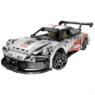 Image de Jeu de construction COLORBABY Modèle 2 en 1 1551 pièces Voiture transformable Vaisseau spatial