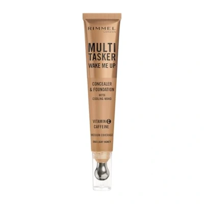 Image de Rimmel Multi Tasker Wake Me Up Concealer &amp; Foundation 60 Light Honey, 20ml