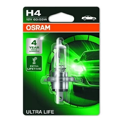 Image de OSRAM 64193ULT 01B Ampoule, projecteur longue portée H4 12V 60/55W 3200K Halogène VOLKSWAGEN: Multivan 5 (7HM, Polo V 3/5 portes, GOLF 3