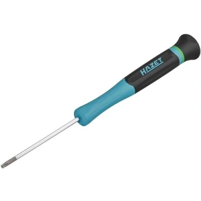 Image de HAZET Tournevis électronique 811EL T15, SW T15 intérieur profil TORX, pour les plus petites vis, bouton de centrage rotatif, prise sûre grâce aux larges rainures préhension