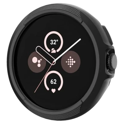 Image de Spigen Liquid Air Coque Compatible avec Google Pixel Watch 3 45mm (2024) Noir Mat