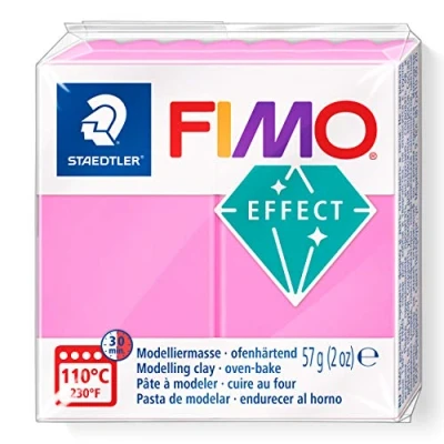 Image de STAEDTLER Fimo® effect Pain pâte à modeler 57 Grammes Fuschia fluo 8010 201
