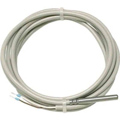 Image de Capteur de température Jumo 00059085 sonde Pt100 Plage mesure 5 à 80 C Longueur du câble (détails) 2.5 m 1 pc(s)