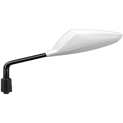 Image de Vicma Rétroviseur Sport Gauche Filetage (Adaptateur) M8/M10 Forme Triangulaire Blanc