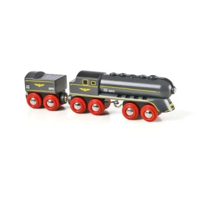 Image de Brio World 33697 Train Grande Vitesse pour Circuit de en Bois Système d&#039;attache aimantée Jouet garçons et Filles à partir 3 Ans