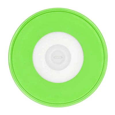 Image de OXO Good Grips Couvercle en silicone réutilisable de 20 cm. Medium cm Vert/transparent.