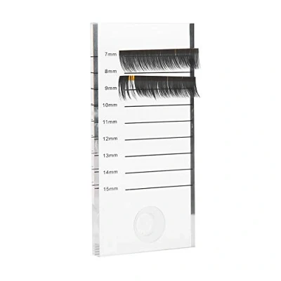 Image de Palette de Faux Cils, Cils Extension Holder Mount Scoop avec Support Colle Anneau Plateau en Verre Yeux Titulaire pour Extensions