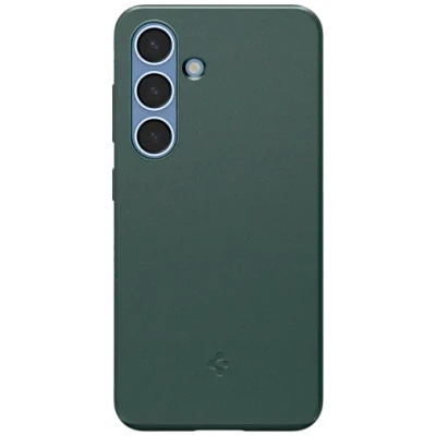 Image de Spigen Thin Fit MagFit Coque Compatible avec Samsung Galaxy S25 Vert