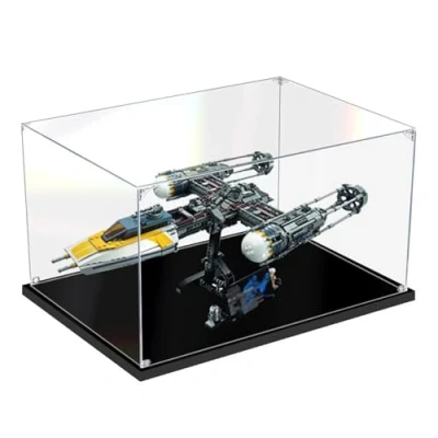 Image de Vitrine en acrylique Pour piano Lego 21323 Anti poussière Transparente à queue Modèle non inclus(2mm)