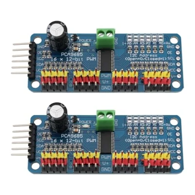 Image de the Lord of Tools 2 PCA9685 16 canaux 12 bits PWM Servo Driver Board IIC Interface compatible avec Raspberry Pi Robot Servomotor Treiber Module