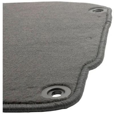 Image de AutoStyle Ensemble de tapis sol Velours avant et arrière 4 noir TM AU552V