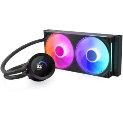 Image de NZXT Kraken Plus 240 RGB Refroidisseur Liquide AIO pour CPU Radiateur 240mm Ventilateur à Cadre Unique F240 Écran LCD carré 1,54&quot; AMD® AM5, AM4 Intel® LGA 1851/1700, 1200/115X Noir