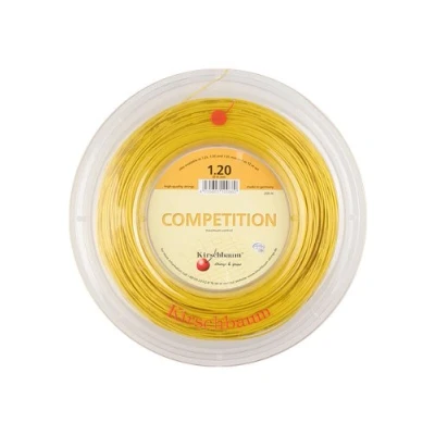 Image de Kirschbaum Competition Bobine Cordage de Tennis Jaune 1,30 mm x 200 m